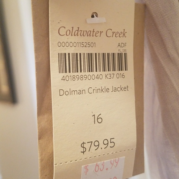 Coldwater Creek Light Weight Jacket - Picture 4 of 4
